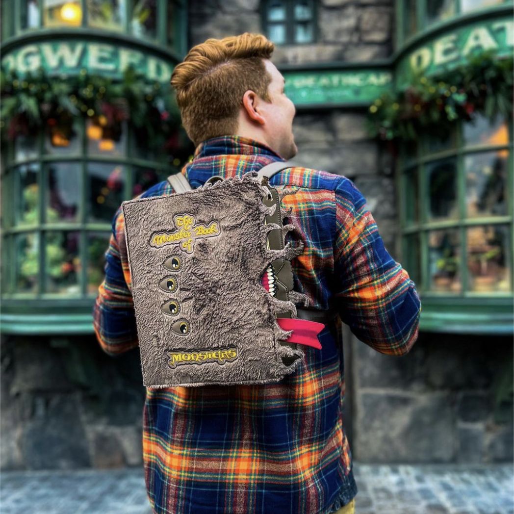 monster book of monsters loungefly Loungefly Harry Potter Book of Monsters Book Backpack (Exclusive)