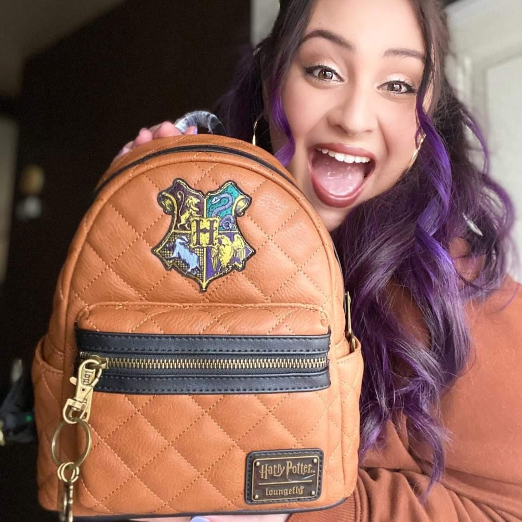 Loungefly Harry Potter Hogwarts Crest Mini Backpack (Exclusive)