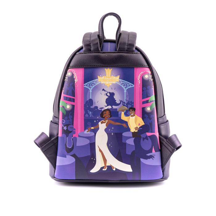 Loungefly Louis and Ray Glow-in-the-Dark Disney100 Mini Backpack, The  Princess and the Frog