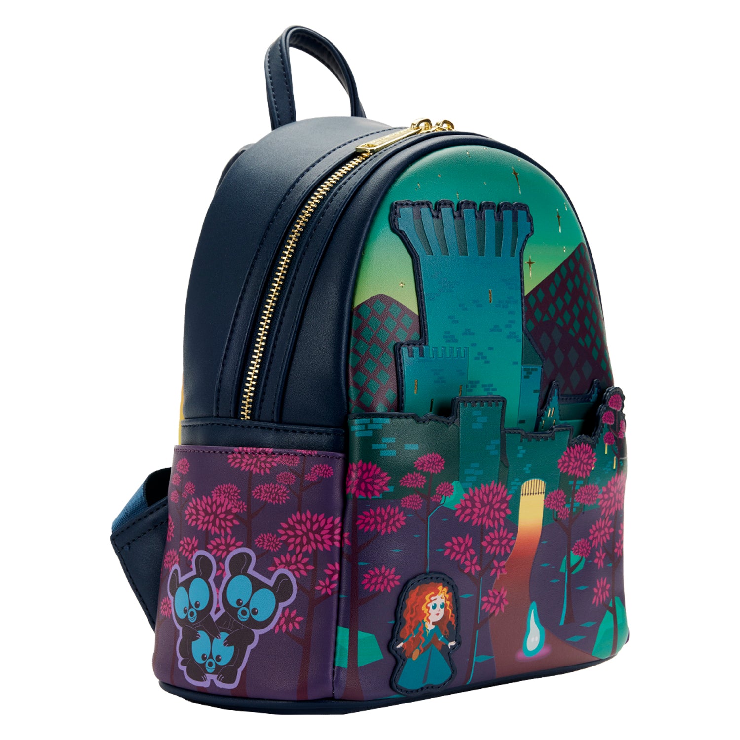 Disney Tangled Princess Castle Mini Backpack Loungefly