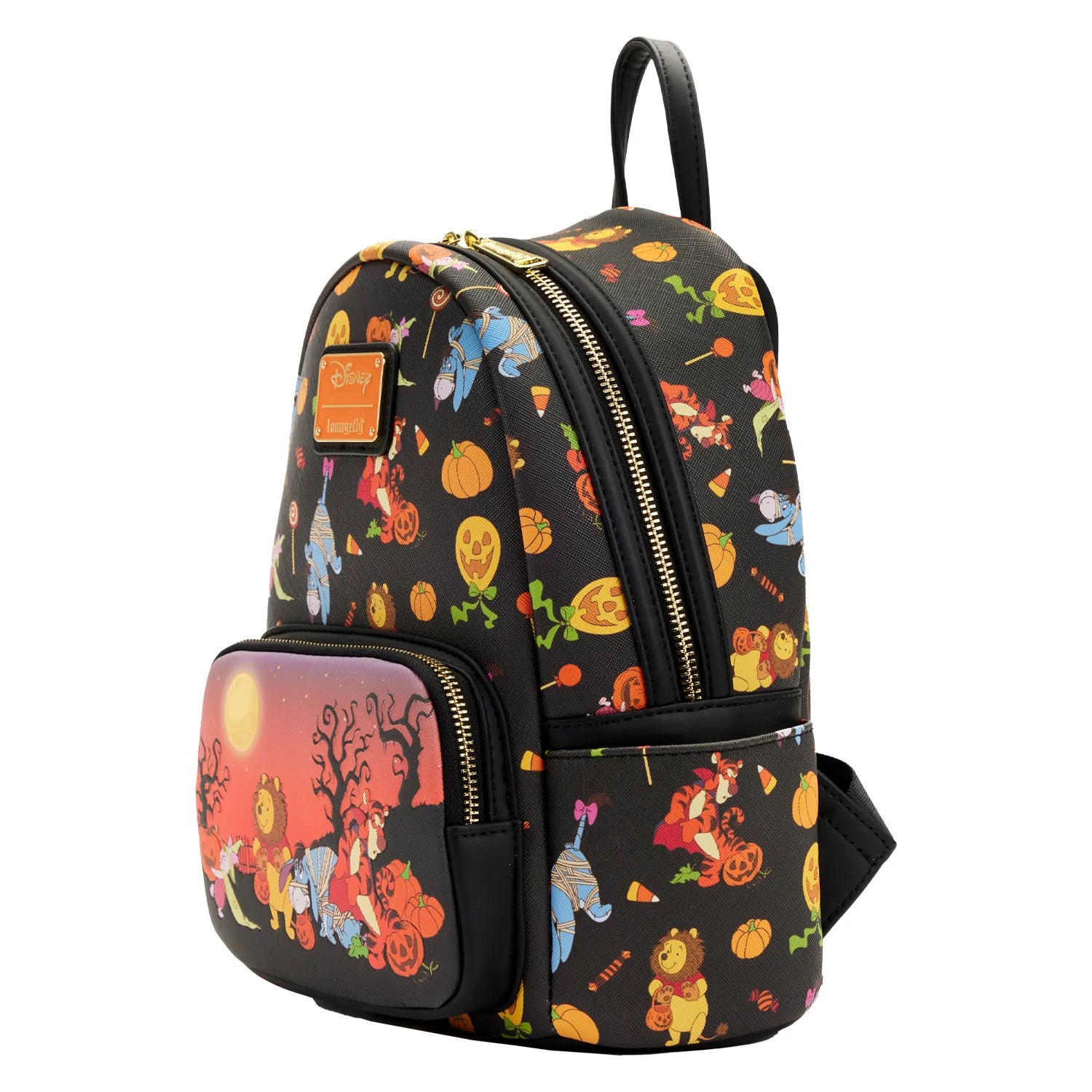 Loungefly Disney Winnie The Pooh Halloween Group Mini Backpack