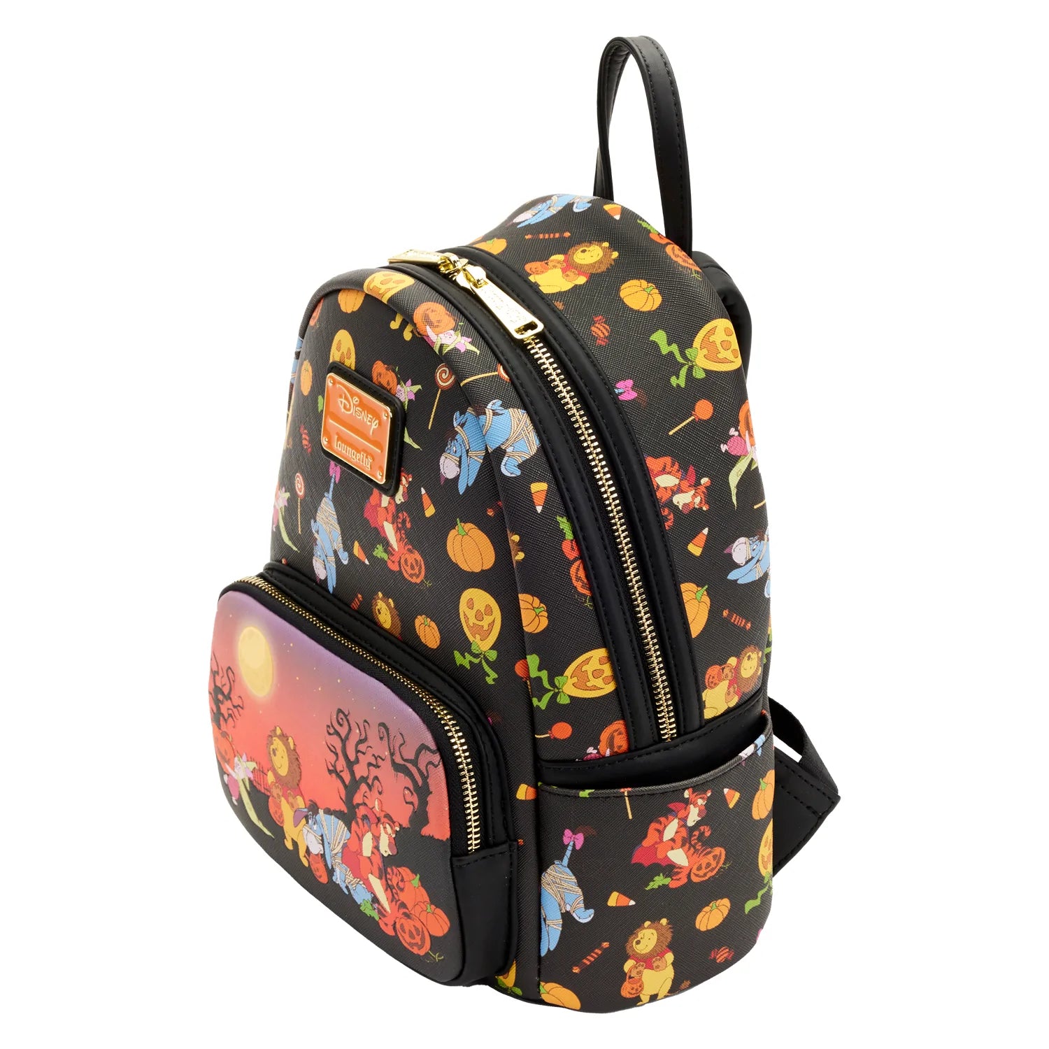 disney mini backpacks halloween EXCLUSIVE DROP: Loungefly Mickey & Friends Glow Backpack Featuring a vibrant Disney Winnie The Pooh Halloween