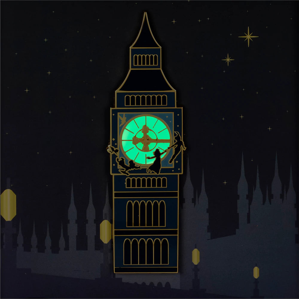 Loungefly Peter Pan Clock Glow-in-the-Dark Moving 3  display picture 2
