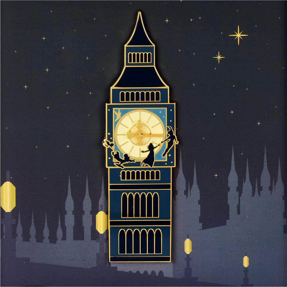 Loungefly Peter Pan Clock Glow-in-the-Dark Moving 3