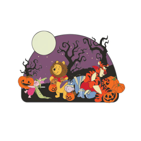 Loungefly Disney Winnie The Pooh Halloween Gang 3 Inch Collector Box Pin