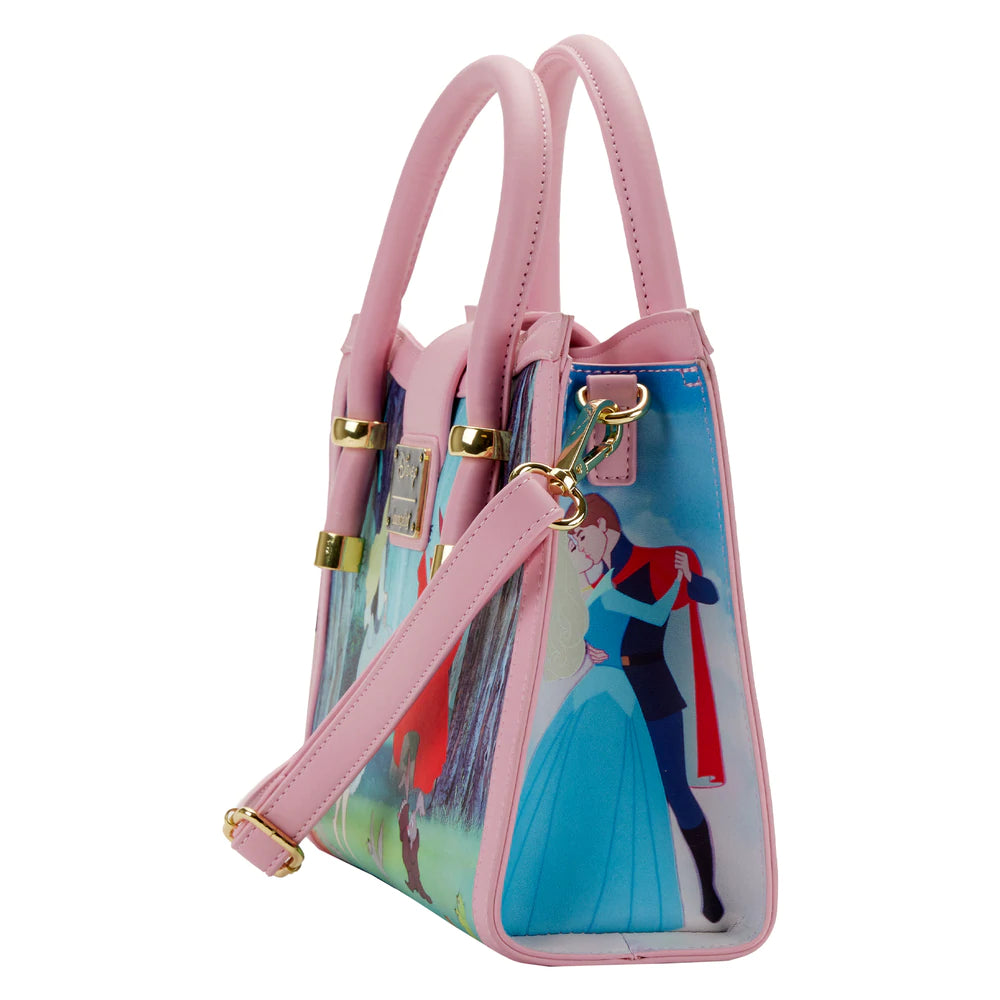 Loungefly Disney Maleficent Sleeping Beauty Crossbody Satchel Handbag Purse