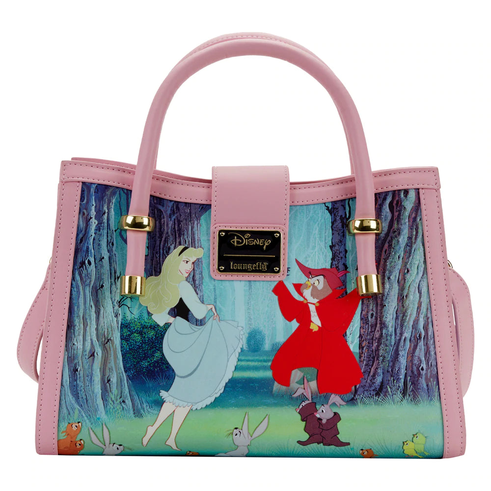 Loungefly Sleeping Beauty Princess Lenticular Double Strap Shoulder Bag