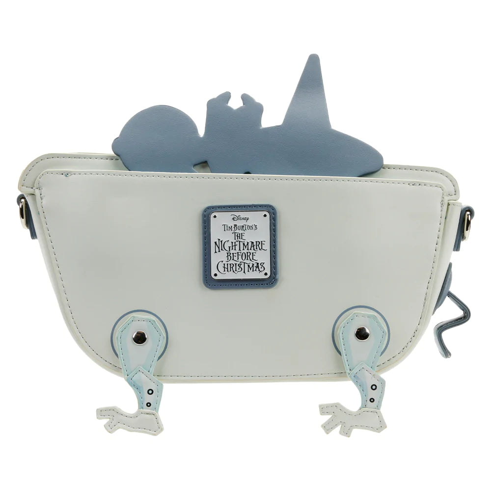 Loungefly Disney Nightmare Before Christmas Lock Shock Barrel Bath Tub Crossbody Bag
