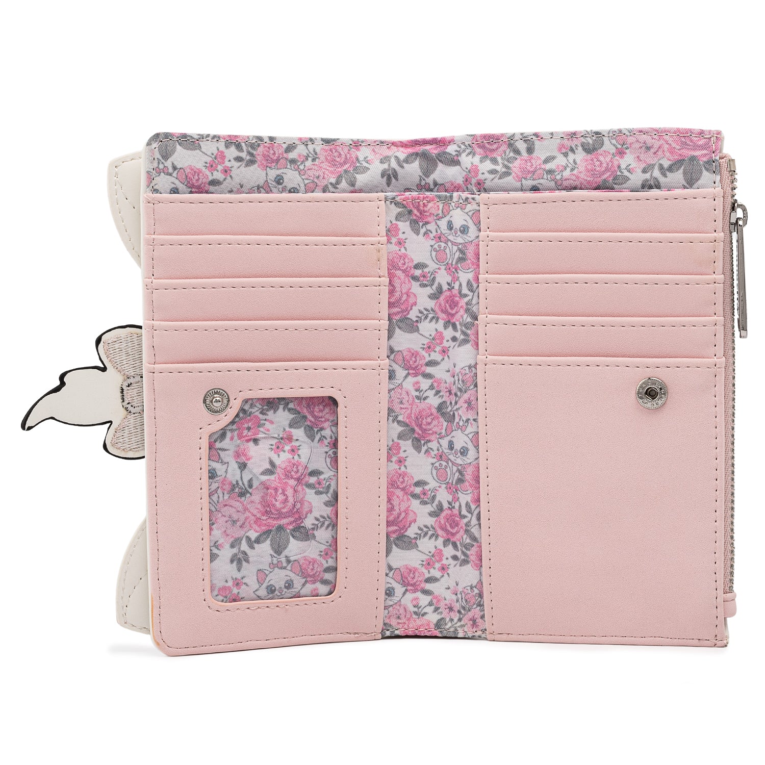 Loungefly Disney Aristocats Marie Floral Face Flap Wallet