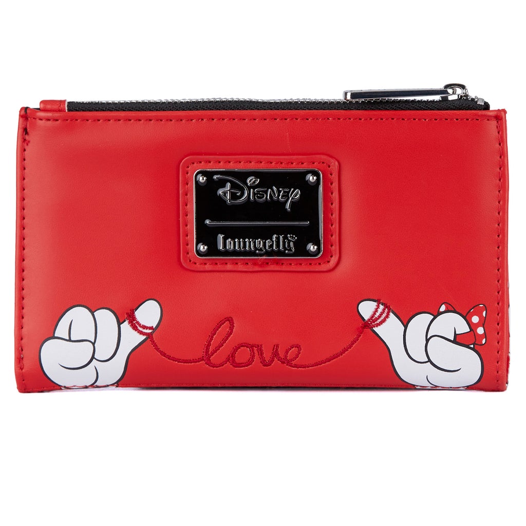 Loungefly Disney Mickey and Minnie Valentines Flap Wallet