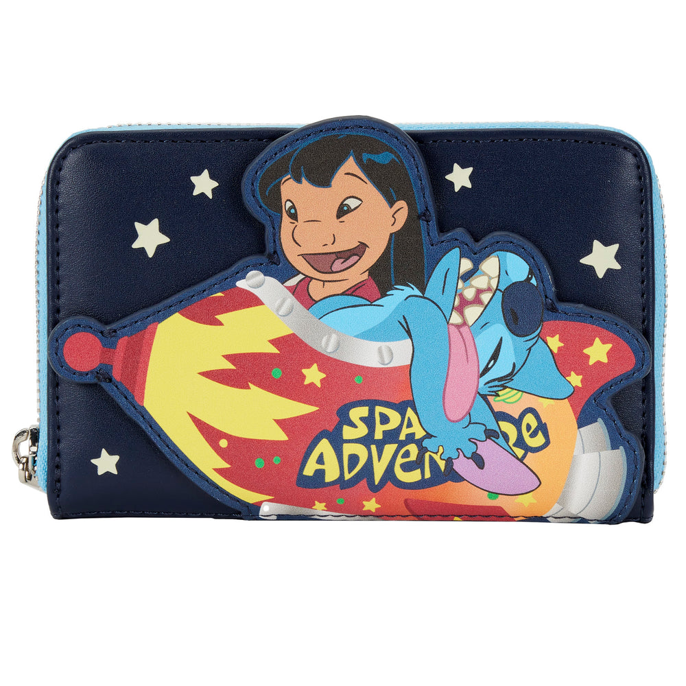 Loungefly Disney Lilo and Stitch Space Adventure Ziparound Wallet