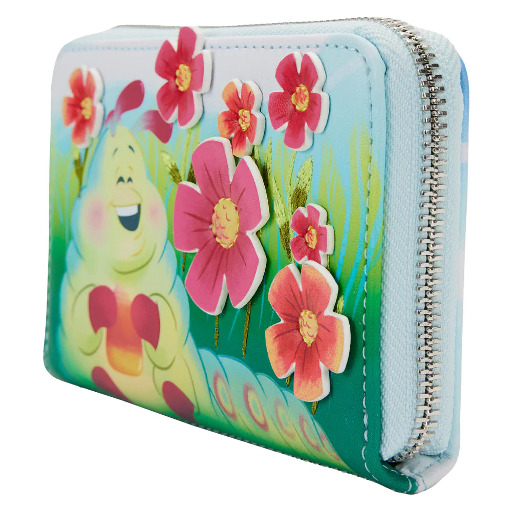 Loungefly Pixar A Bugs Life Earth Day Ziparound Wallet