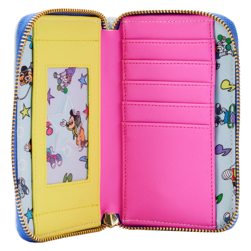 Loungefly Mousercise Zip Around Wallet