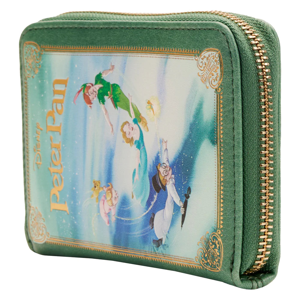 Loungefly Peter Pan Book Zip Around Wallet