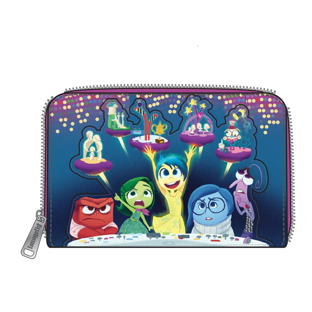 Loungefly Disney Pixar Inside Out Control Panel Ziparound Wallet