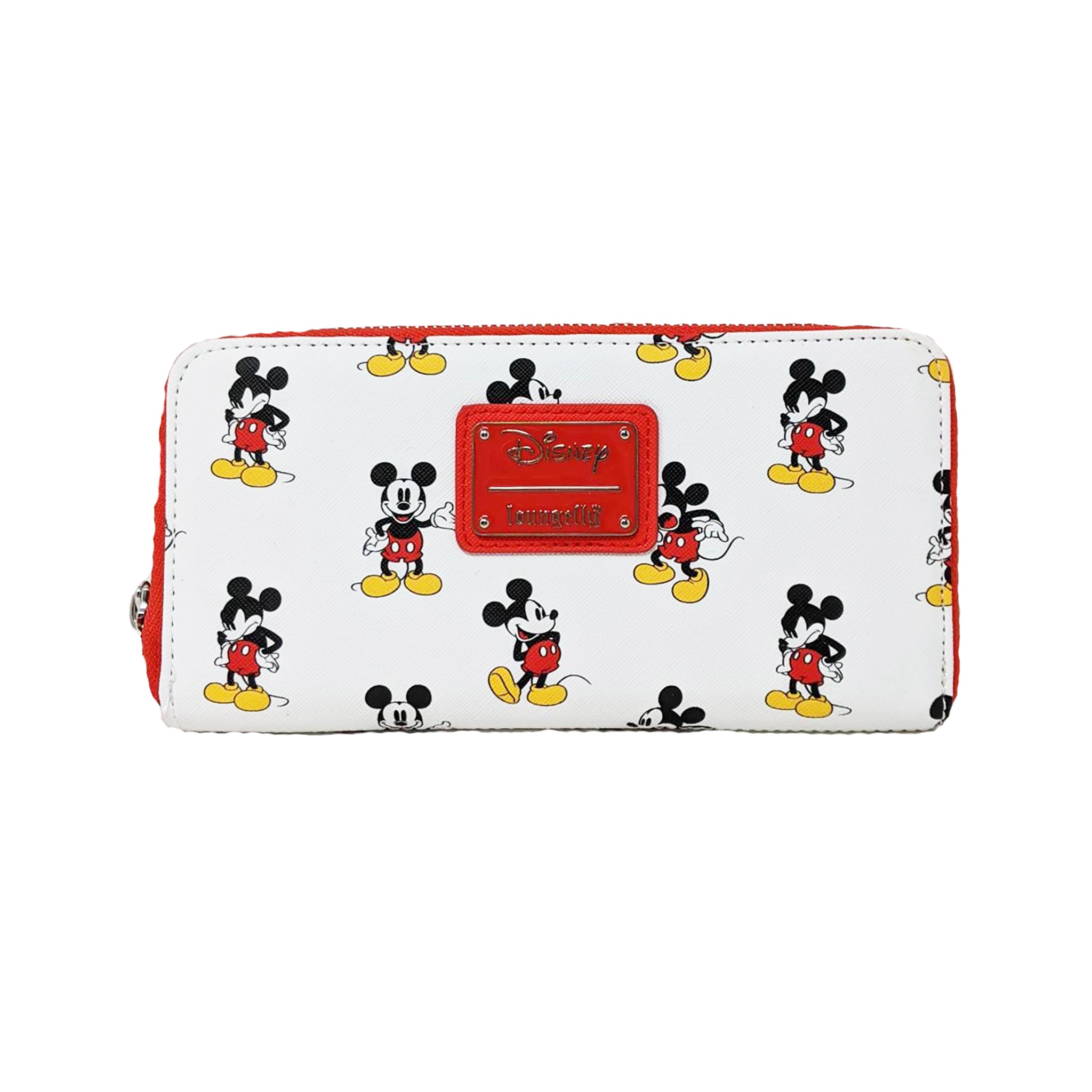 Loungefly Many Moods Mickey All-Over-Print Red Trim Wallet - COH Exclusive